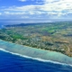 Vue de La Réunion, île bénéficiant de la proximité océan Indien pour son secrétariat externalisé